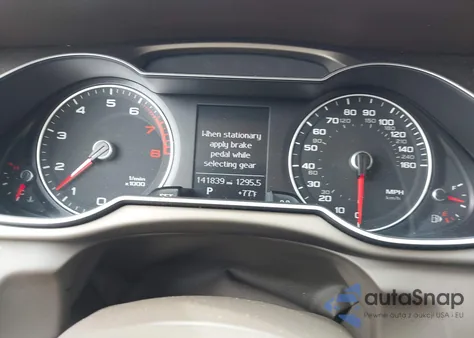 2013 Audi A4 2.0T Premium z USA, uszkodzony, nr VIN WAUFFAFL6DN032215